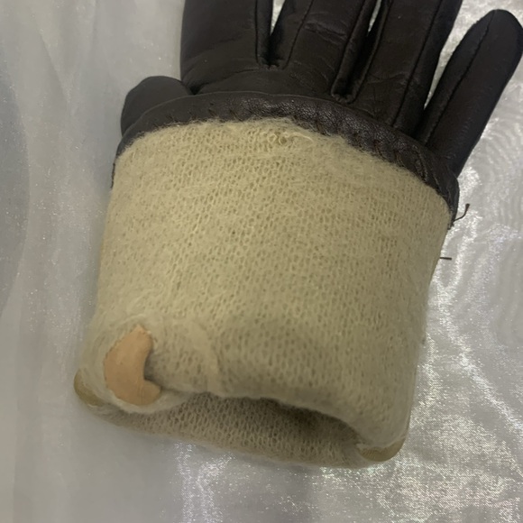Vintage 90’ Real Leather Winter Gloves - Picture 10 of 13